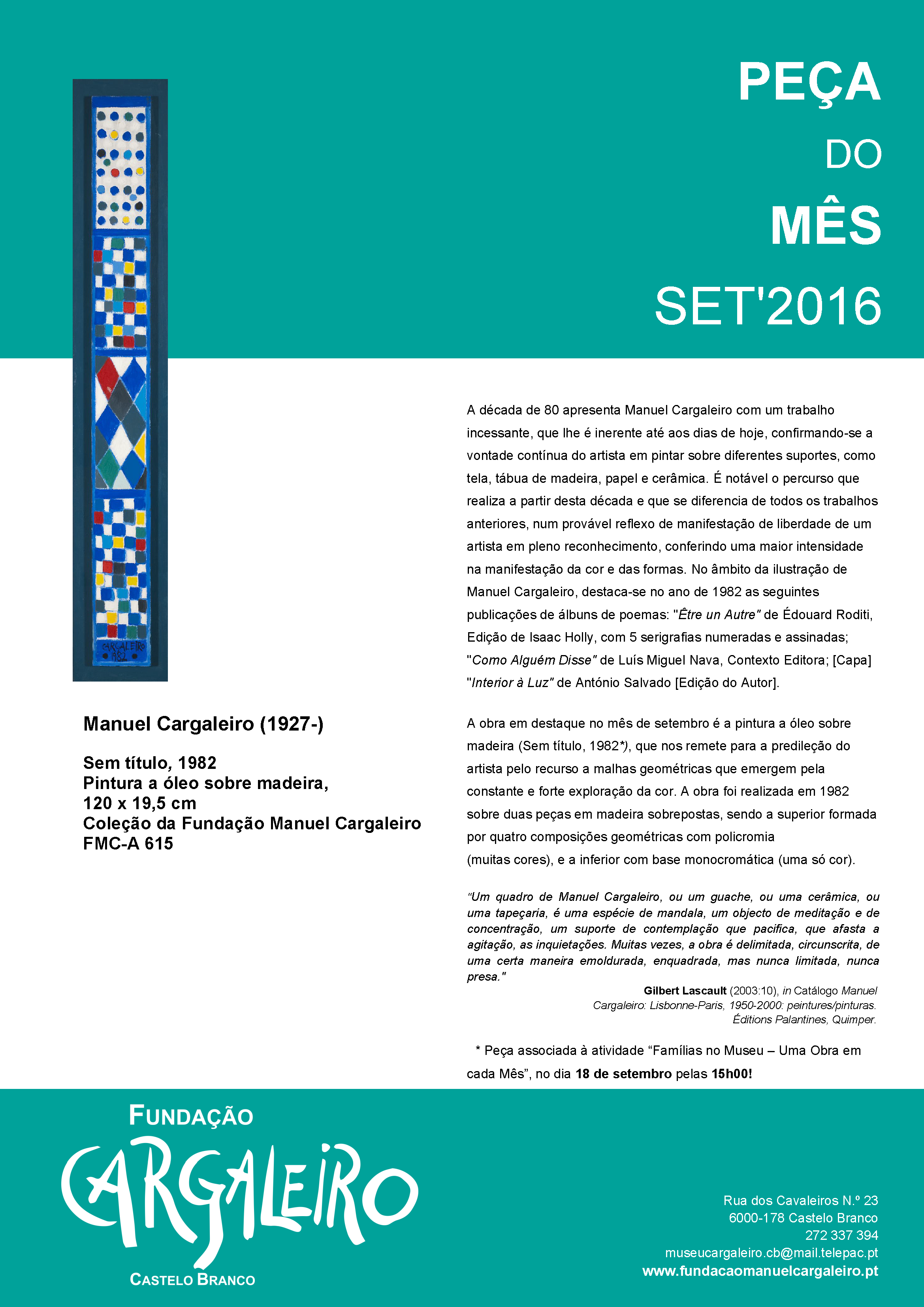 Imagem Evento - Peça Mês SET 2016