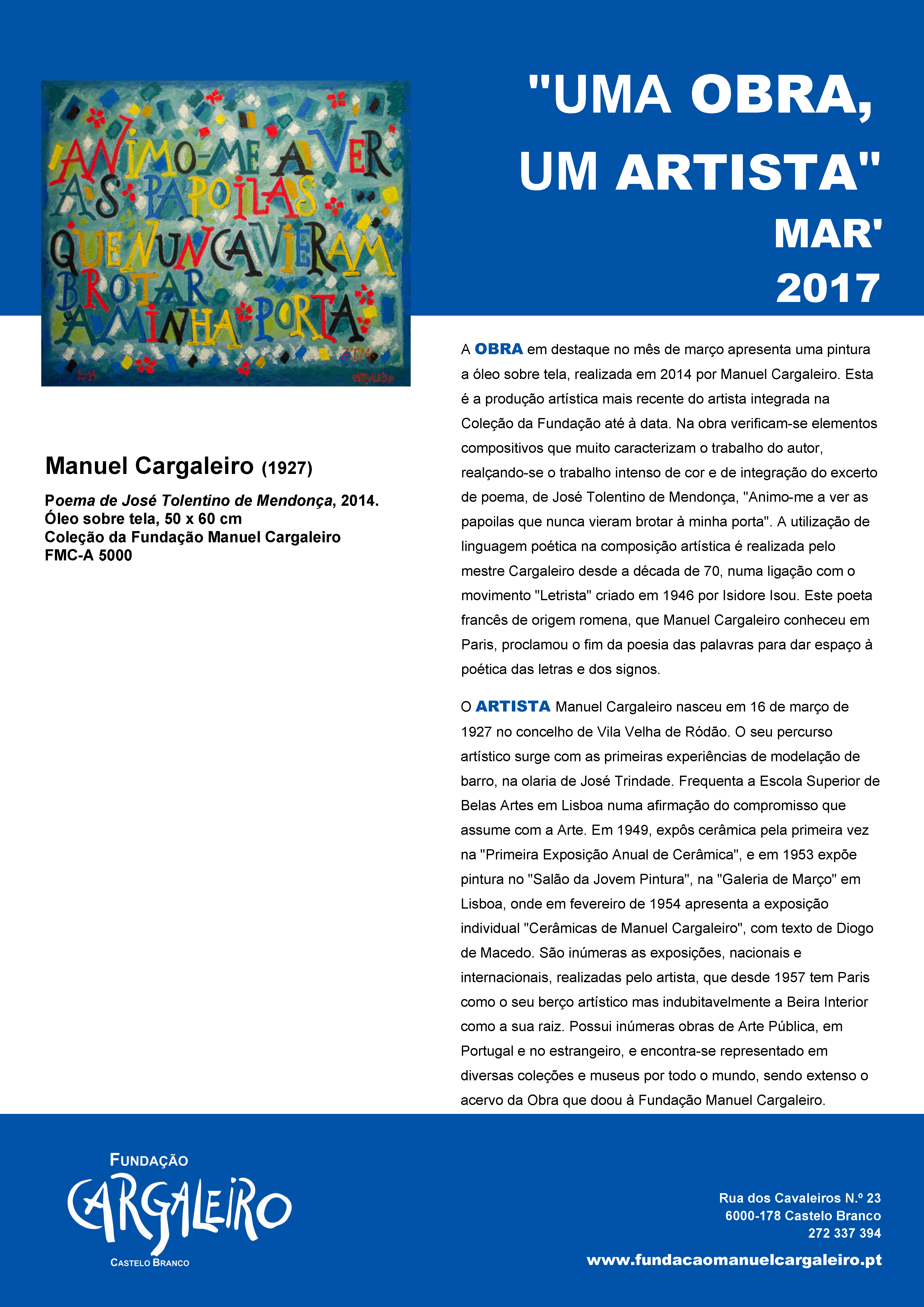 Imagem Evento - Umaobraumartista MAR 2017 Peq