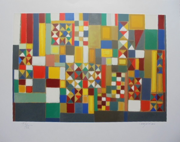 Serigrafia The Geometrical Composition of Summer